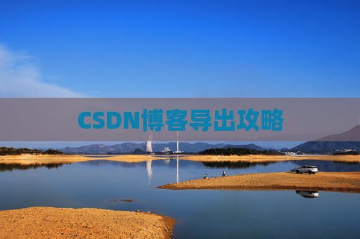CSDN博客导出攻略